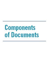 Components of Documents Handbook Image